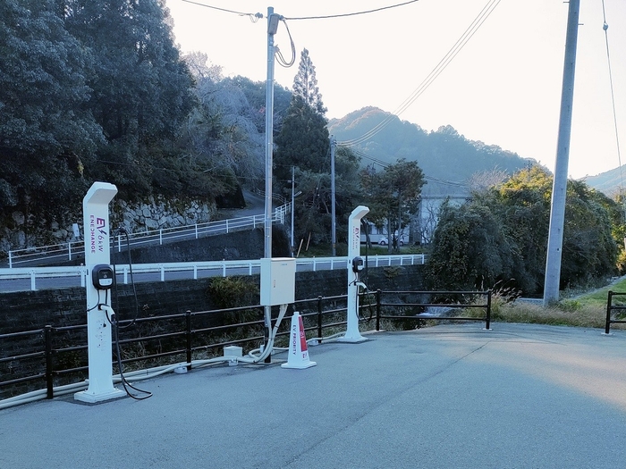 EV充電器設置施設一例 賀茂川荘