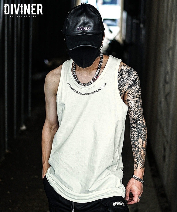 HemLogoTanktop（オフホワイト/グレー）