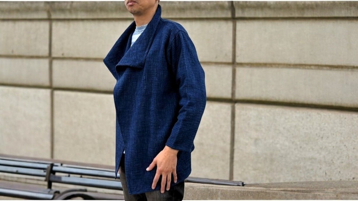 武州正藍染　カディジャケット(2)