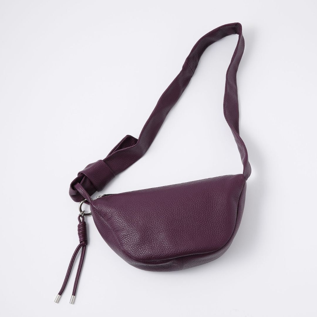 yoko×bell la bell コラボ企画ハーフムーンバッグ グレープ