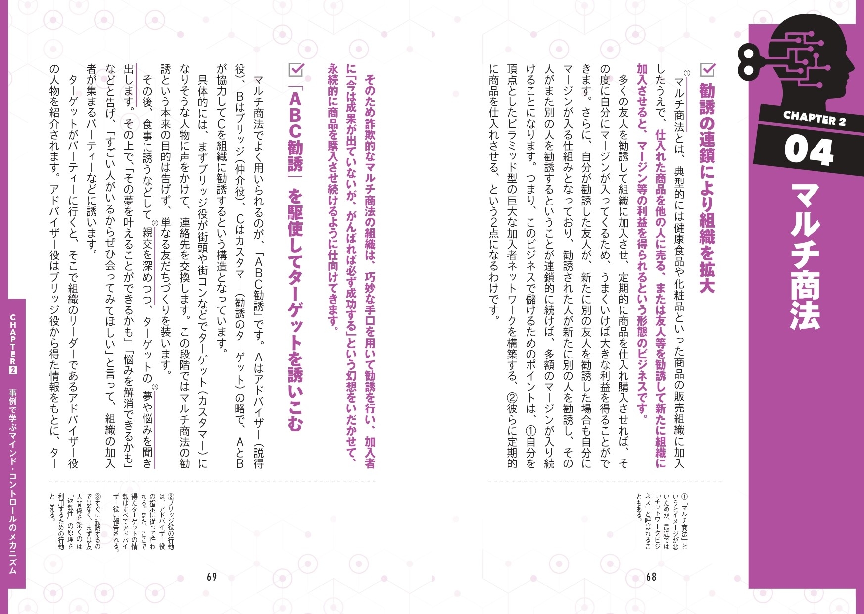 【CHAPTER2】事例で学ぶマインド・コントロールのメカニズム  マルチ商法