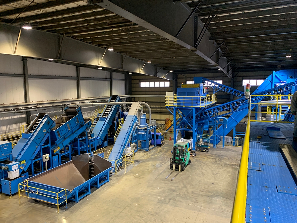 飲料容器リサイクル設備例