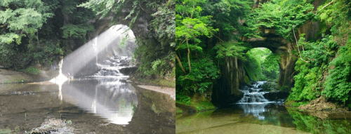 亀岩の洞窟(提供:千葉県君津市)
