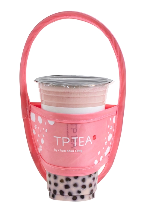 T P TEA のオリジナル桜ドリンクホルダー