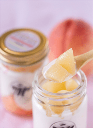 <ピーチティラミス>