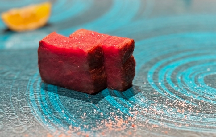 松阪牛会席メインのステーキ