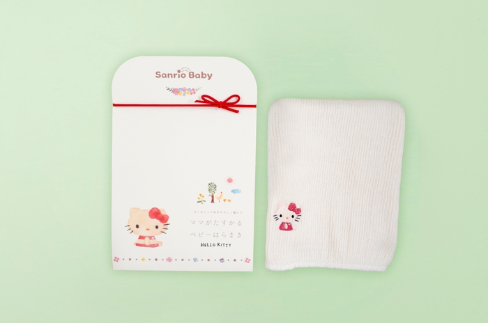 サンリオベビーコラボ『ママがたすかる ベビーはらまき』ハローキティ ©1976, 2020 SANRIO CO., LTD.　APPROVAL NO. L610164