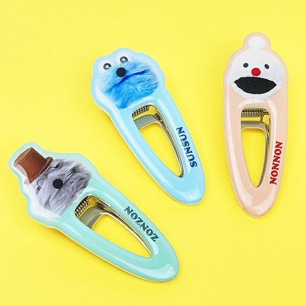 パペットスンスンのアクリルマルチクリップ