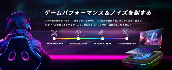 パフォーマンスを解放、ノイズを制御!