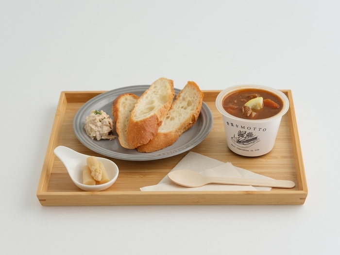 バゲット&スープのセット