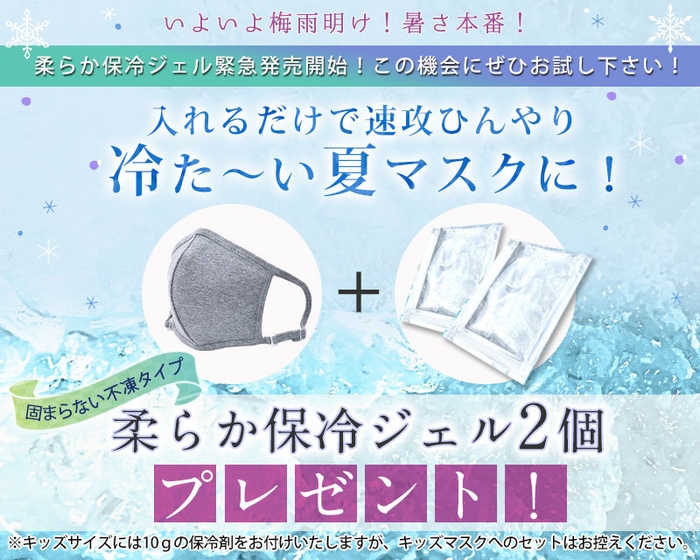いまなら保冷ジェル2個つき!