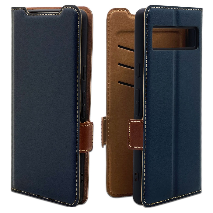 ネイビー×ブラウン