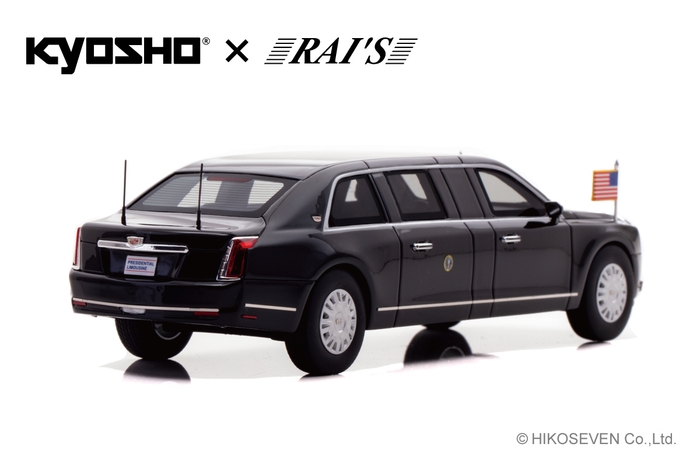 1/43 キャデラック ワン THE BEAST 2019 アメリカ大統領専用車 (アメリカ国内仕様):右後