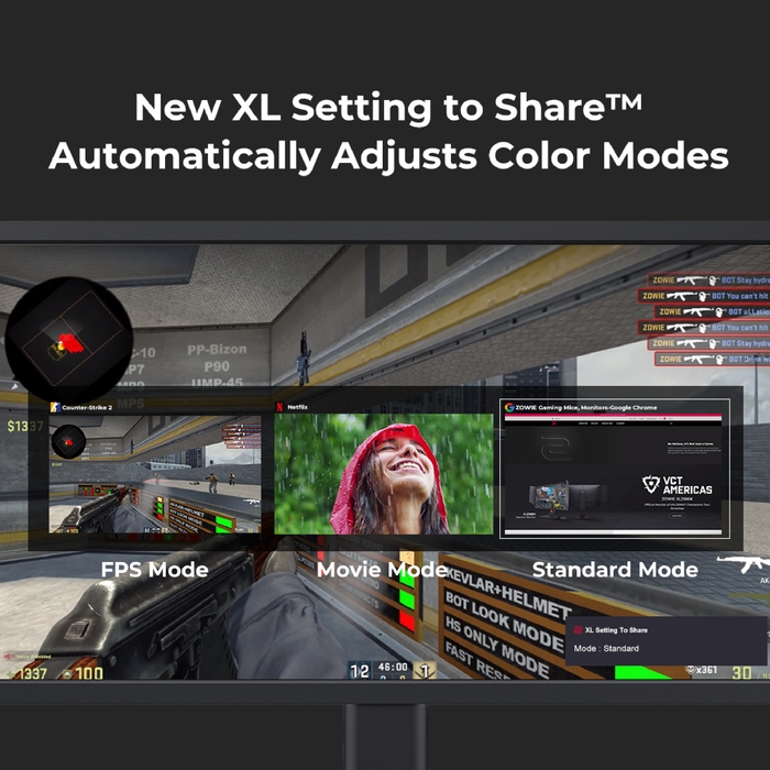 XL Setting to Share(TM)&Auto Game Mode