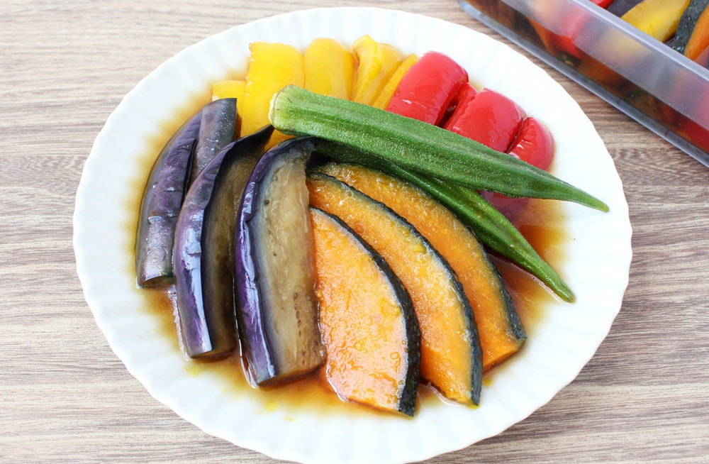 季節野菜の焼きびたし