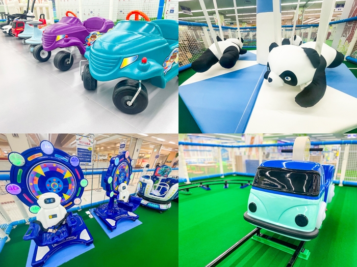 豊富な種類の乗りもの