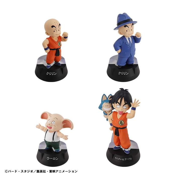 D賞:クリリン・ウーロン・ヤムチャ&プーアル ASSEMBLEフィギュア