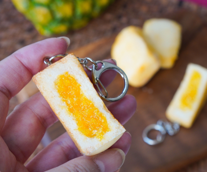 ワークショップ食品サンプル＿パイナップルケーキ