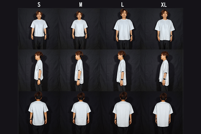 174cm サイズ別着用イメージ