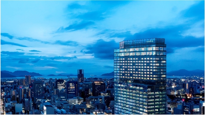 「アンダーズ 広島」外観イメージ(ホテル部分は21~31階)