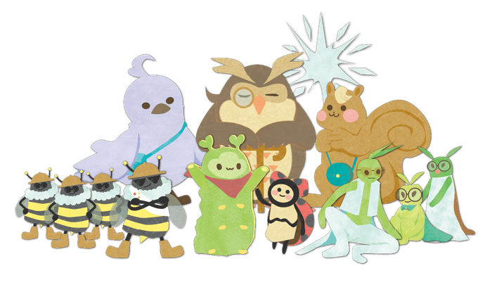 各地で出会う個性豊かなキャラクターたち