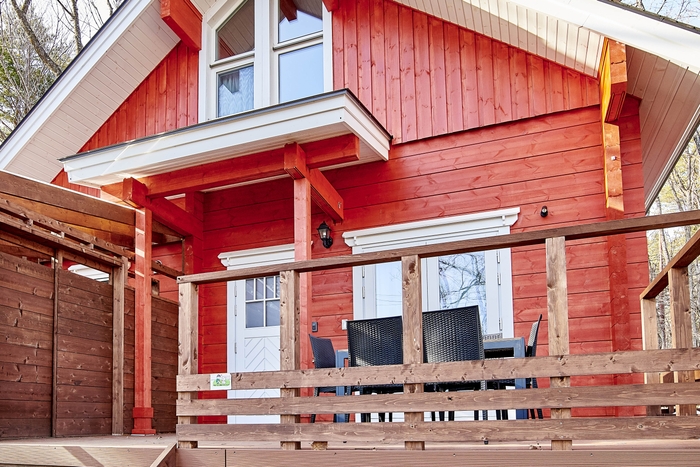 プレミアムログ「木立」外観