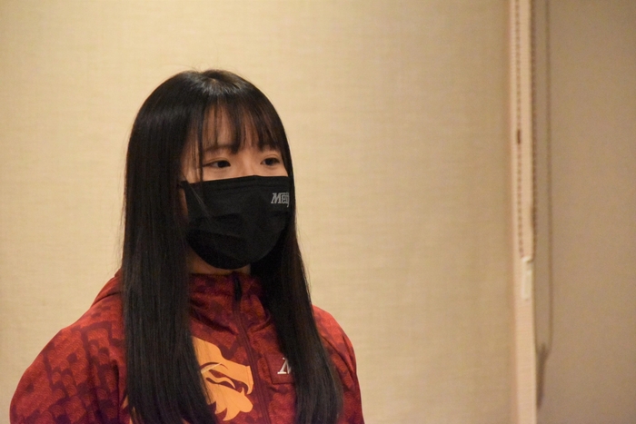 全員駅伝で頑張ろうと呼び掛ける米澤キャプテン