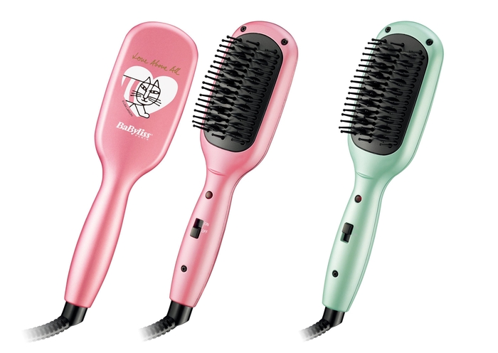 ベビリス ホットアイロンブラシ ミニ(BL-BC22) コーラル(CJ)<数量限定>、ミント(MJ)