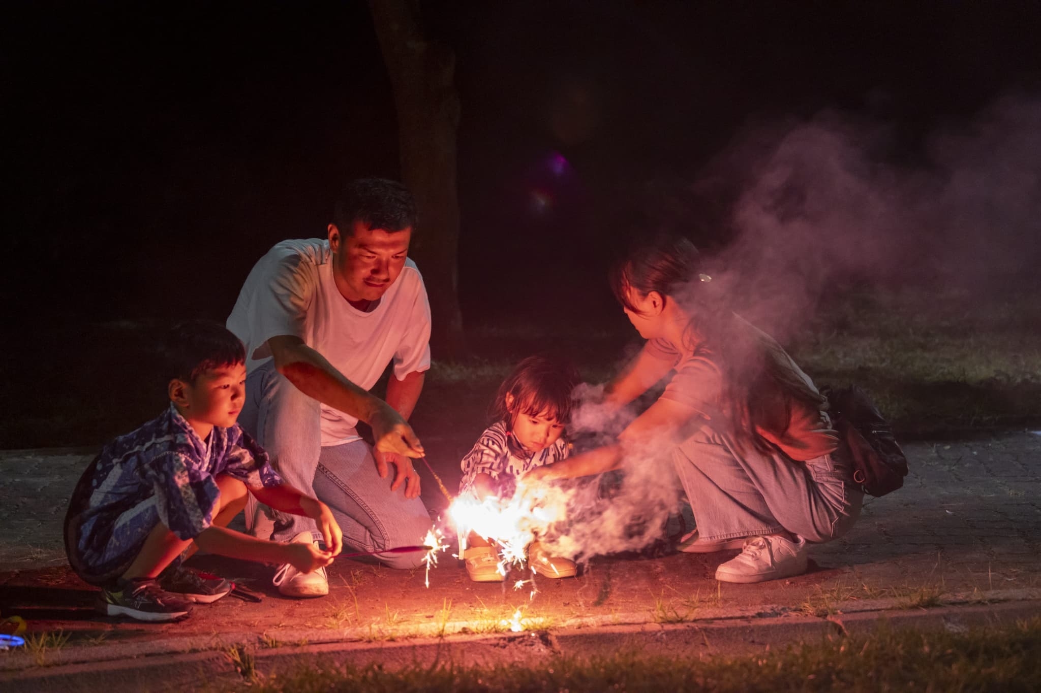 手持ち花火(過去の様子)