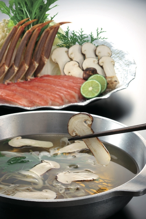 ずわいと松茸しゃぶ