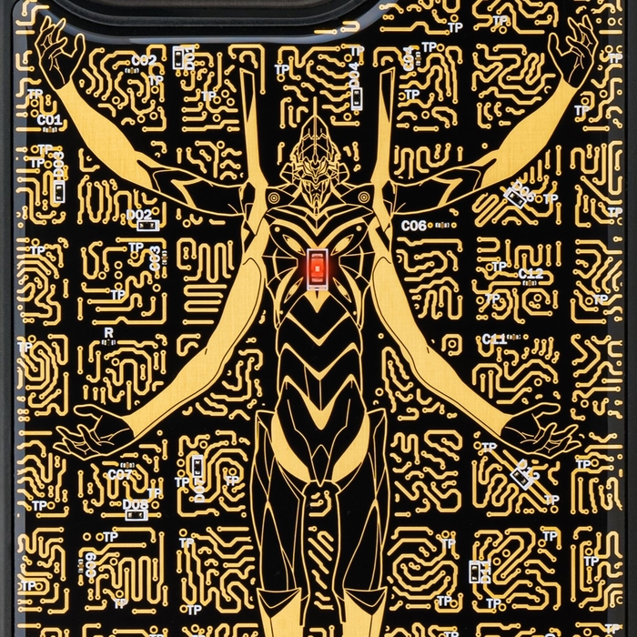 FLASH EVA13 基板アート iPhone 15Proケース ズーム