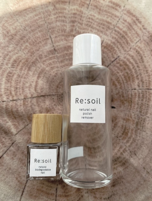 石油由来成分を使用しない、100%天然由来成分の除光液