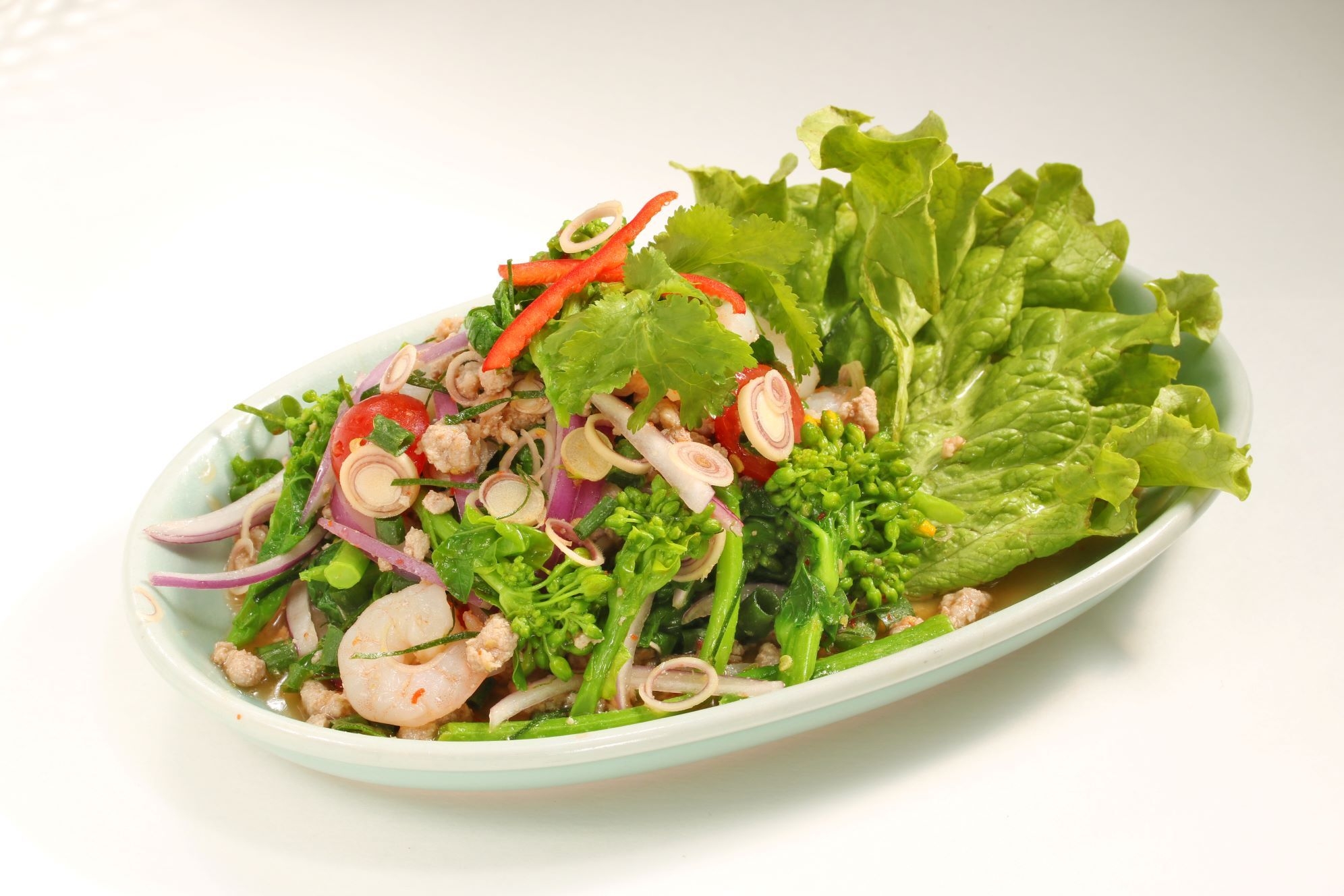 ヤムドークマーイ 菜の花とレモングラスの香りサラダ