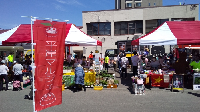 平岸マルシェの様子(2021年7月撮影)