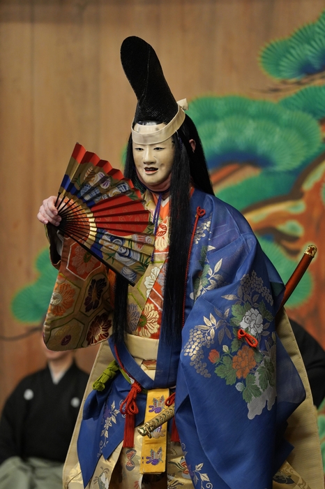 (能「敦盛」鈴木啓吾/撮影・駒井壮介)