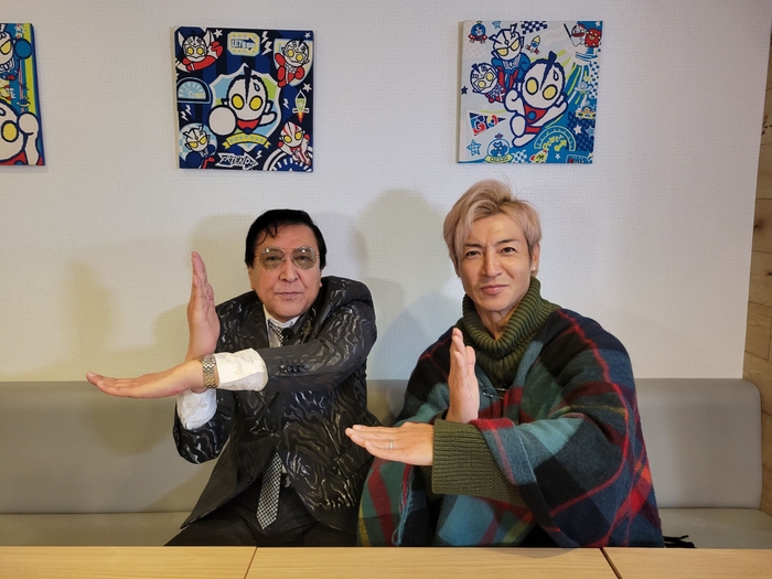 初代ウルトラマンスーツアクターの古谷敏さんと対面