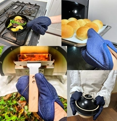 素手感覚で使用できる独自形状のオーブンミトン　 2月4日からMakuakeで先行販売開始！ 1960年創業の老舗エプロン屋「東京科学」が開発