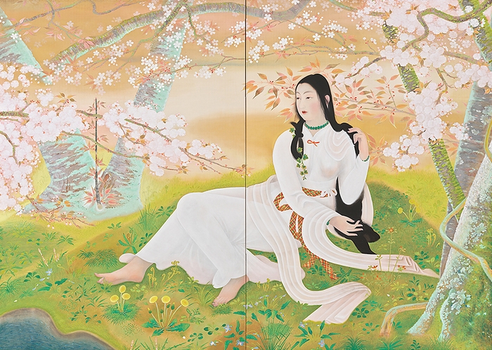 堂本印象 木華開耶媛 1929(昭和4)年 京都府立堂本印象美術館蔵