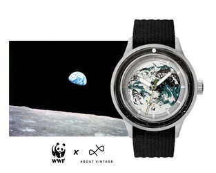 世界自然保護基金と腕時計ブランドAbout Vintageがコラボ　 地球に敬意を示した新作をアースデイの4/22より期間限定販売