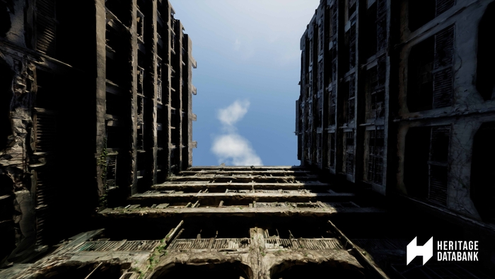 3F:佐藤健寿氏 バーチャル軍艦島写真展(展示)2