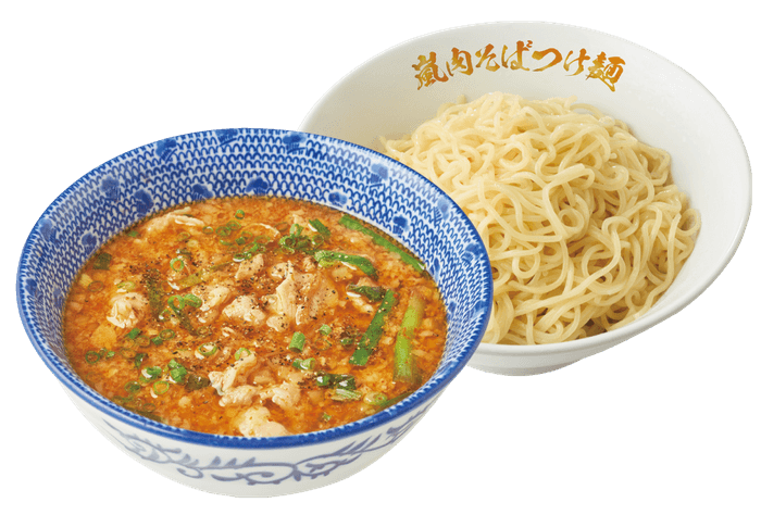 嵐肉そばつけ麺 ちょび辛味(税込980円)