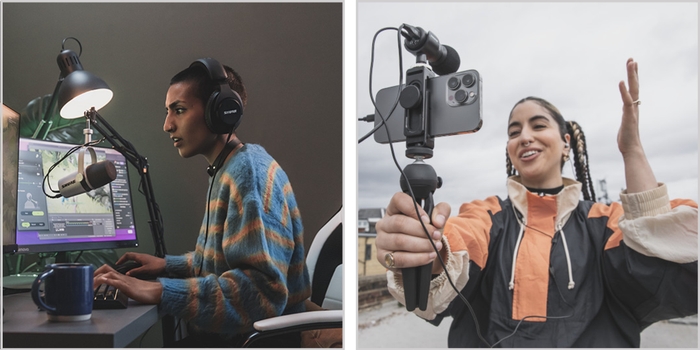 MV7MV7ポッドキャストマイクロホン(シルバー)とMV88+ビデオキット