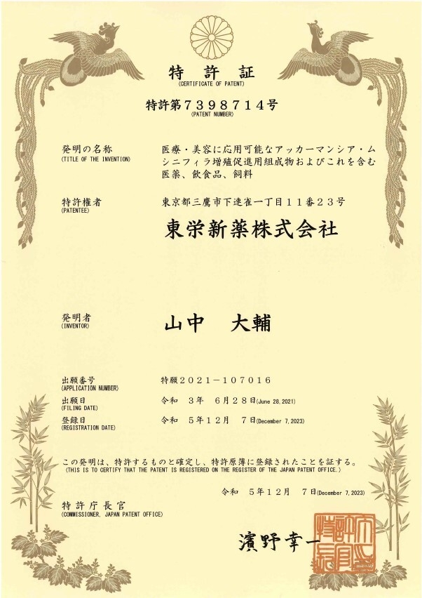 特許証