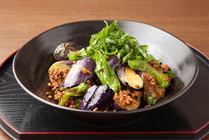 甘辛味でご飯もビールも進む!肉味噌たっぷりの茄子の田楽