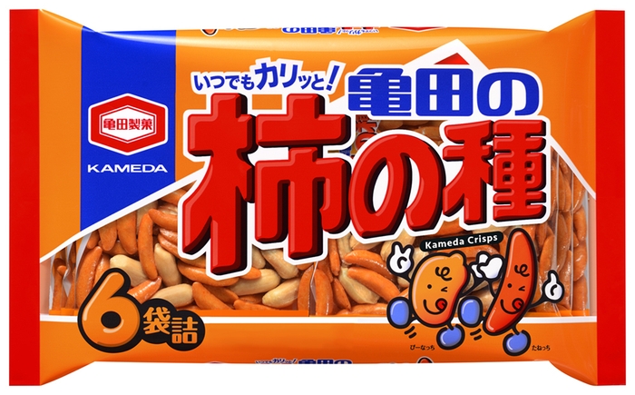 200g 亀田の柿の種  6袋詰