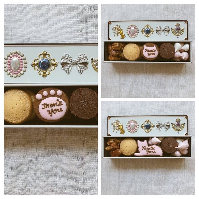 リターン:オリジナルミニクッキー缶