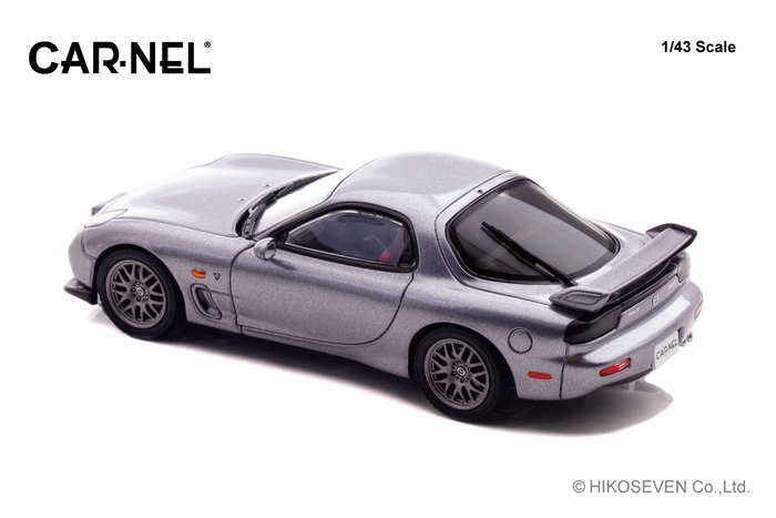1/43 マツダ RX-7 Spirit R Type A (FD3S) 2002 Titanium Gray Metallic：左後