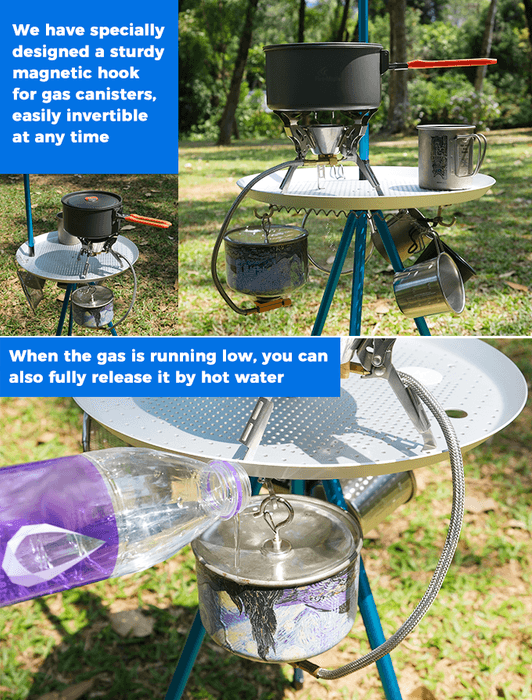 テーブルは上も下も活用可能