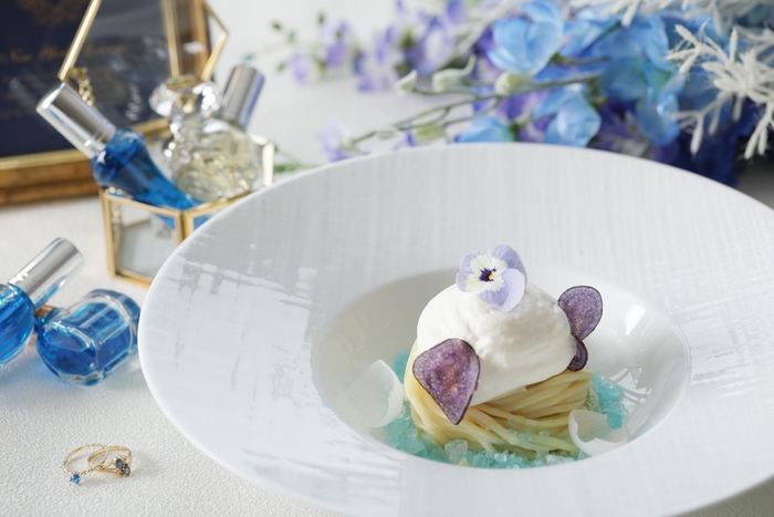 ▲アンチョビとビシソワーズの冷製パスタ