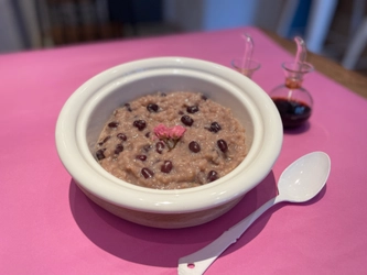 桜香るお粥で春を感じる！広尾のお粥バル「FabuDine.」で 「さくら香る有機あずきのお粥」を3月10日から数量限定で販売